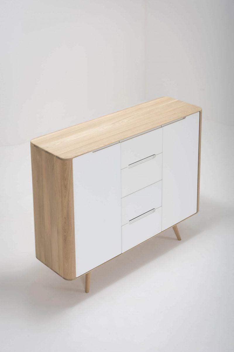 Ena solid wood dresser high - Image 12