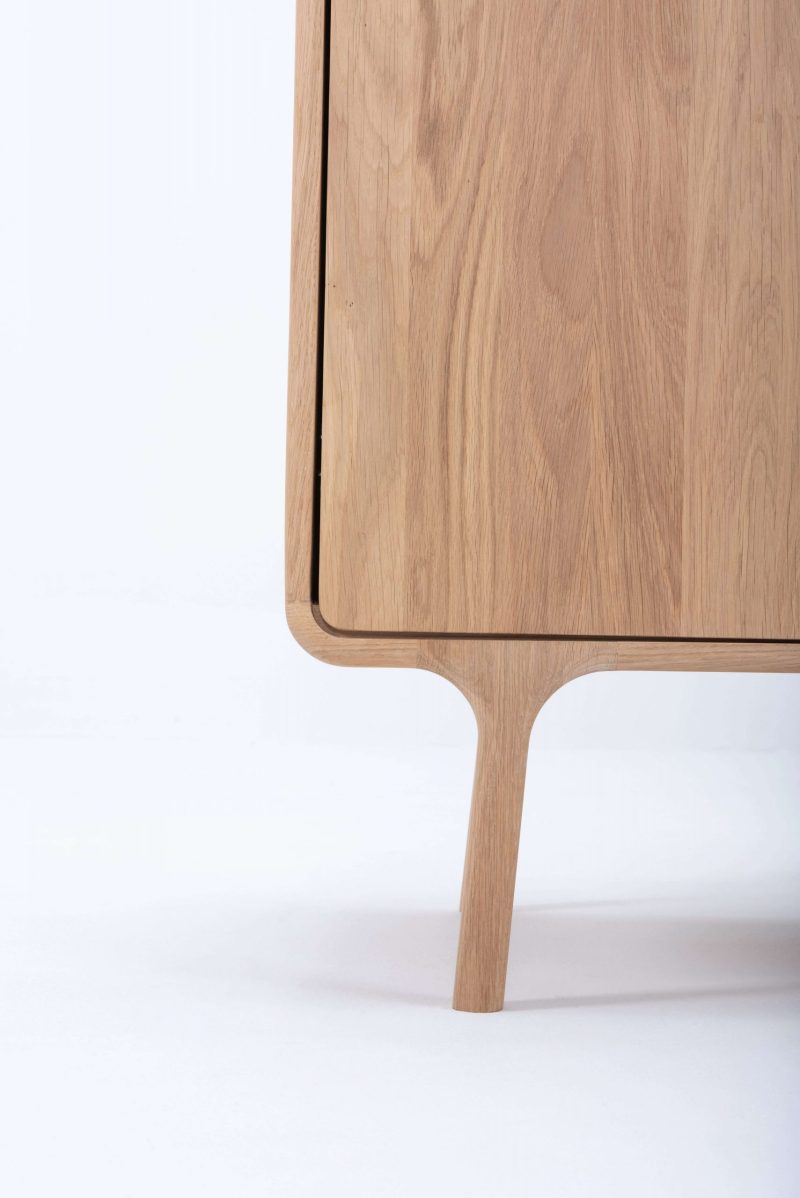 Fawn solid wood cabinet - Image 9