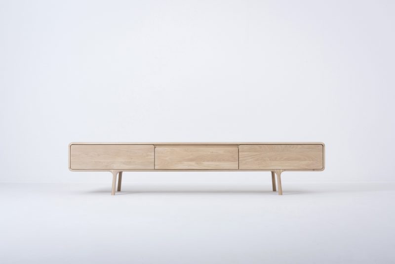 Fawn solid wood lowboard 3 drawers