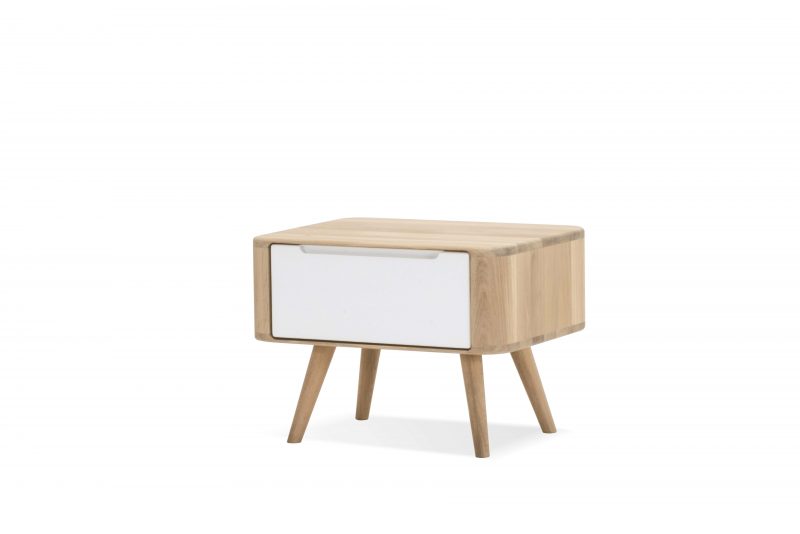 Ena solid wood nightstand 1drawer