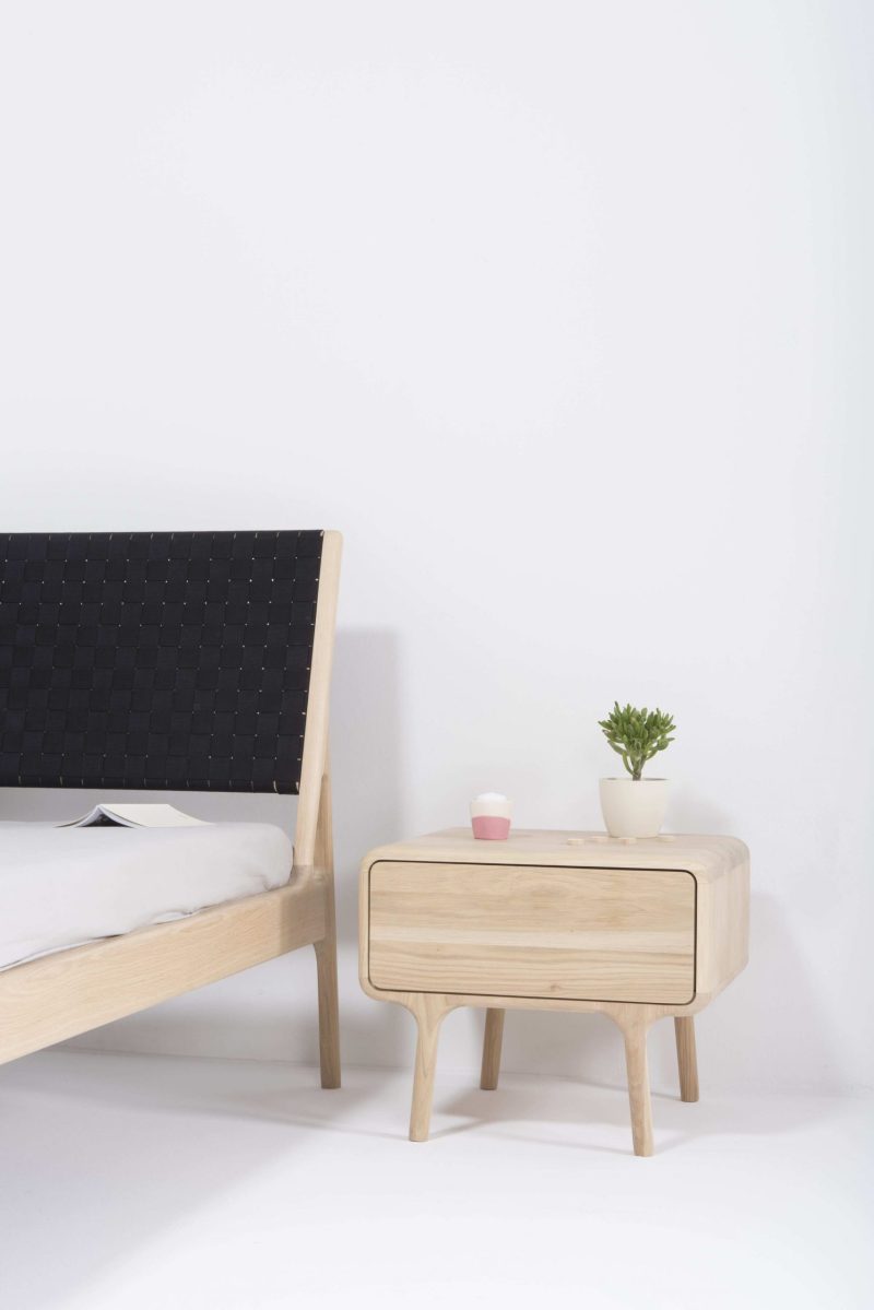 Fawn solid wood nightstand - Image 5