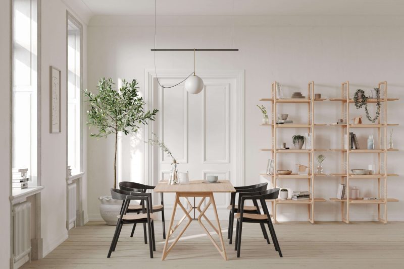 Muna solid wood chair - Image 6