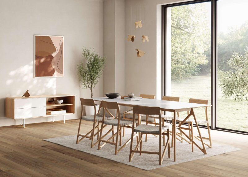 Tink solid wood dining table - Image 2