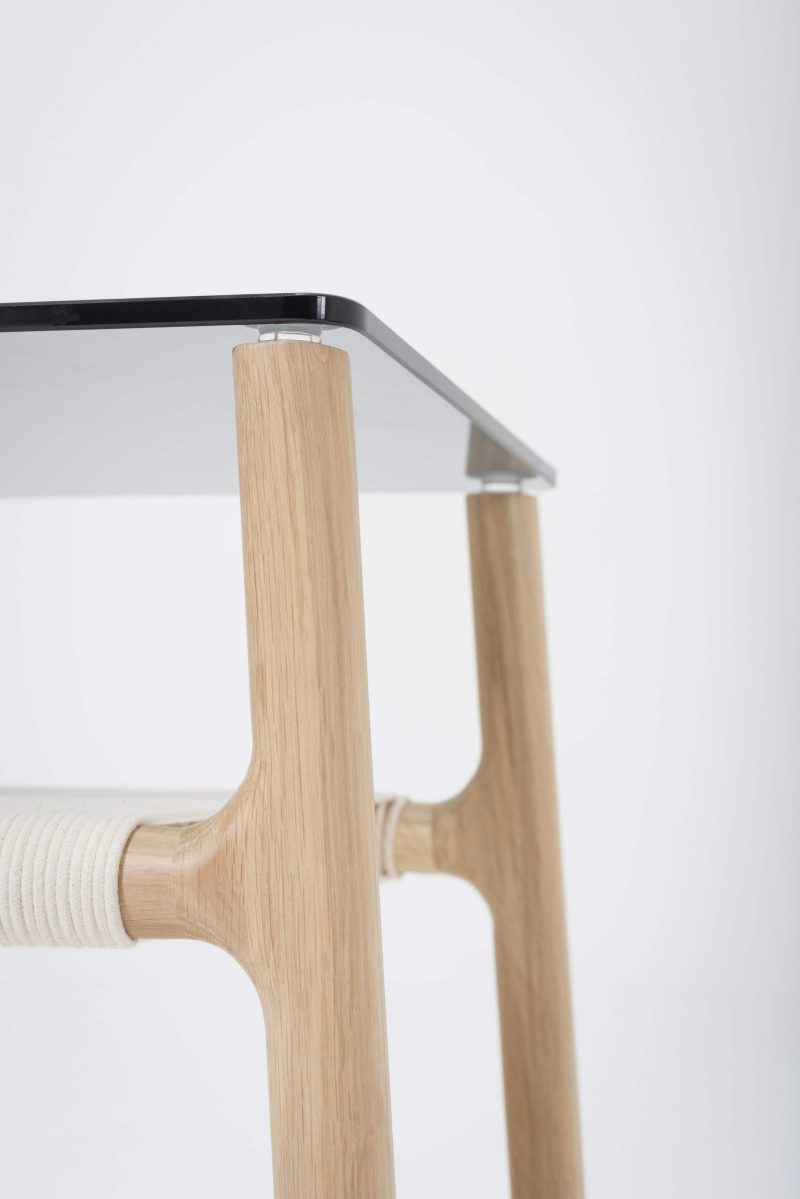 Fawn solid wood side table - Image 9