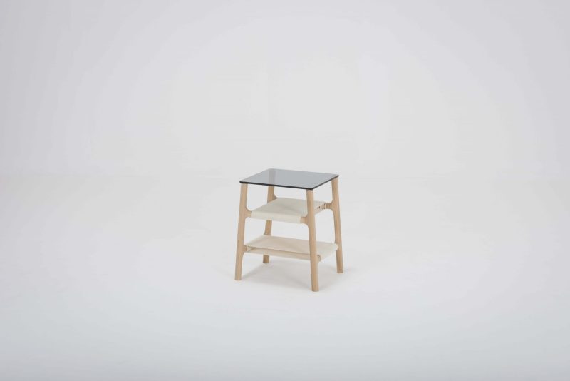 Fawn solid wood side table