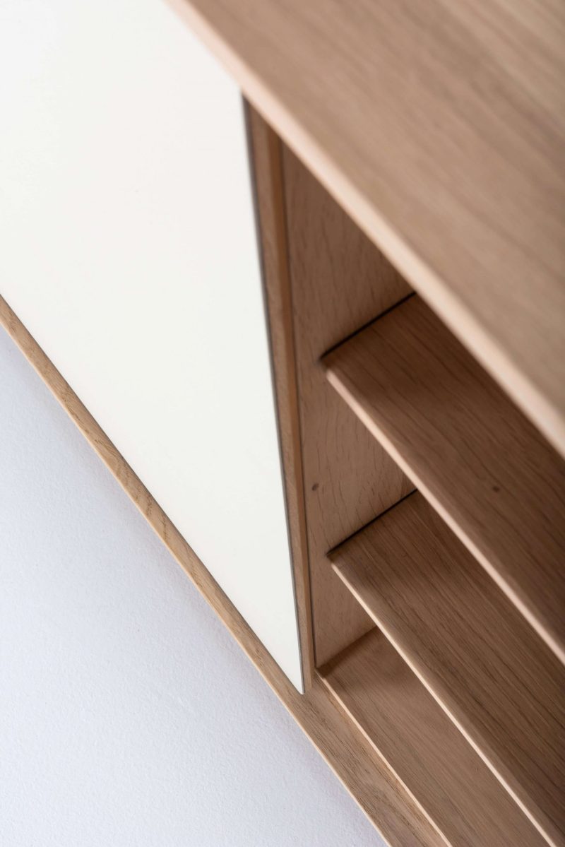 Fina solid wood dresser 1 door - Image 5