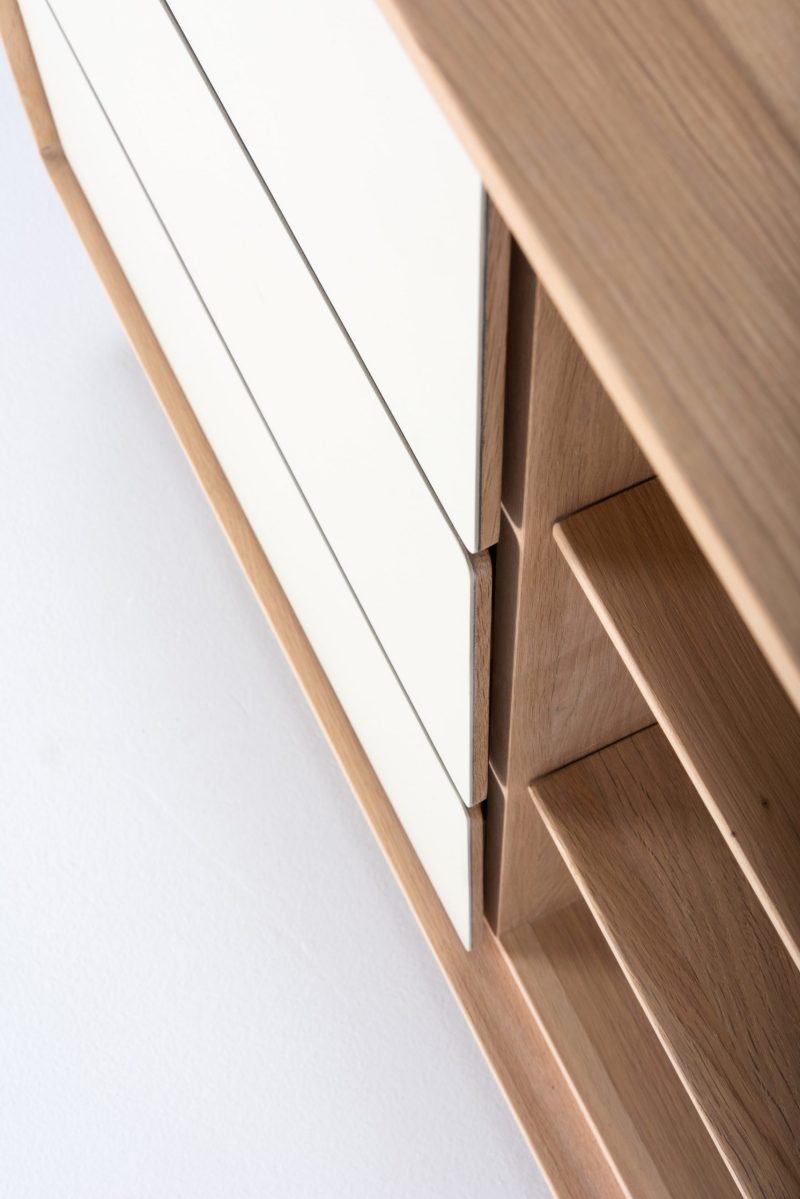 Fina solid wood dresser with 3 drawers - Image 9