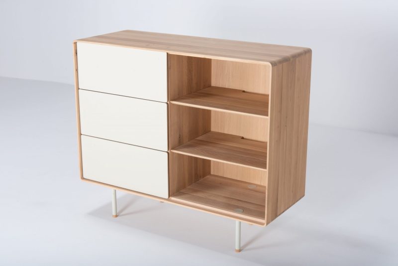 Fina solid wood dresser with 3 drawers - Image 7