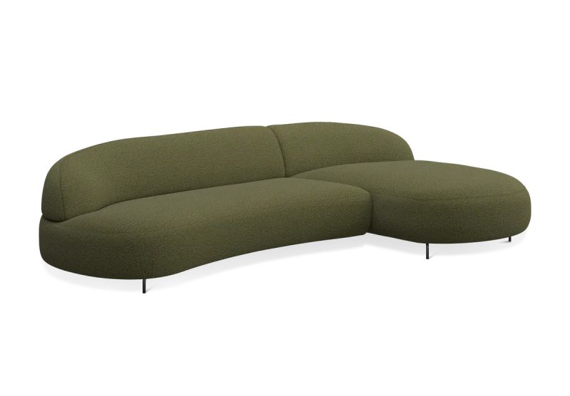 Aria rounded curved corner sofa by Furninova - Image 14