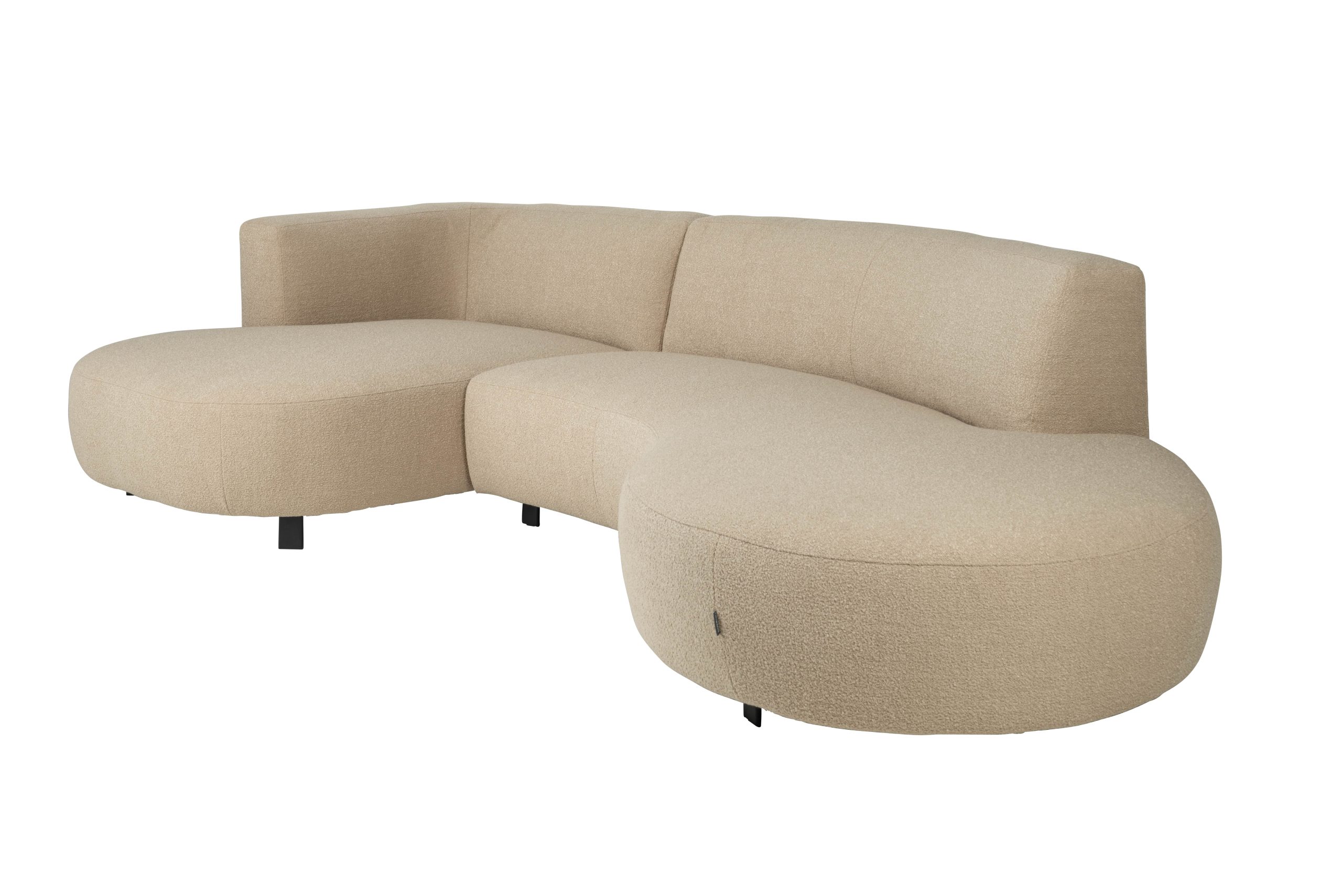 Vesta curved round sofa by Furninova - Image 3