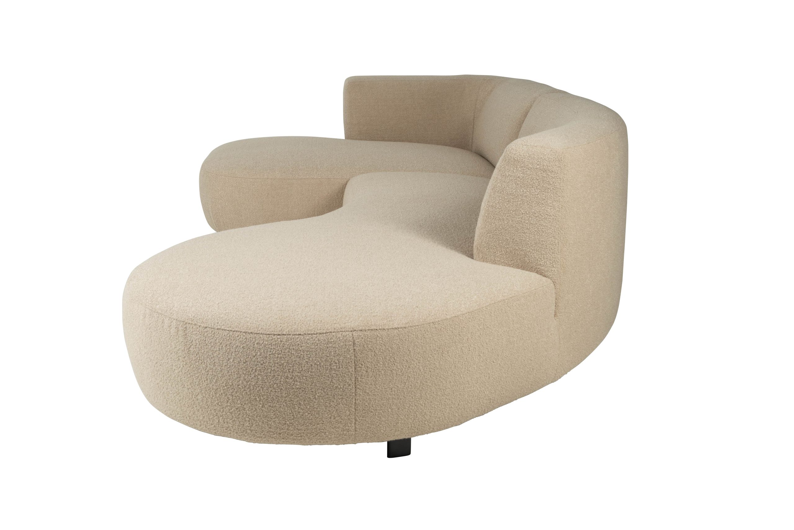 Vesta curved round sofa by Furninova - Image 4
