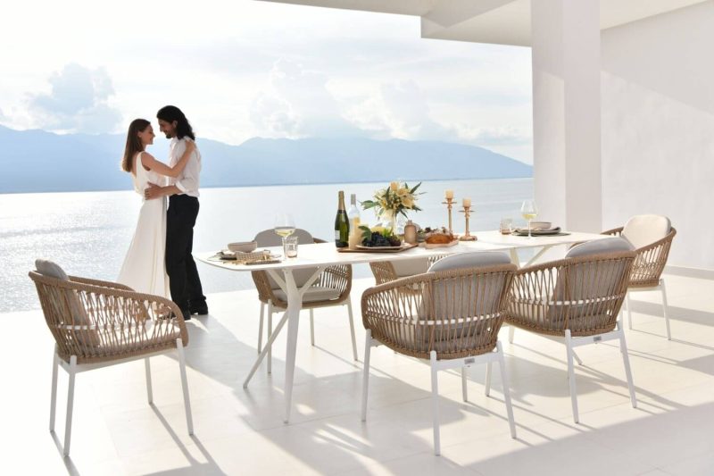 Bari outdoor dining table by Idol - Image 2