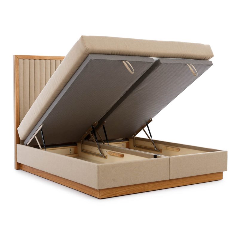 Continental bed with headboard 800 - Image 2