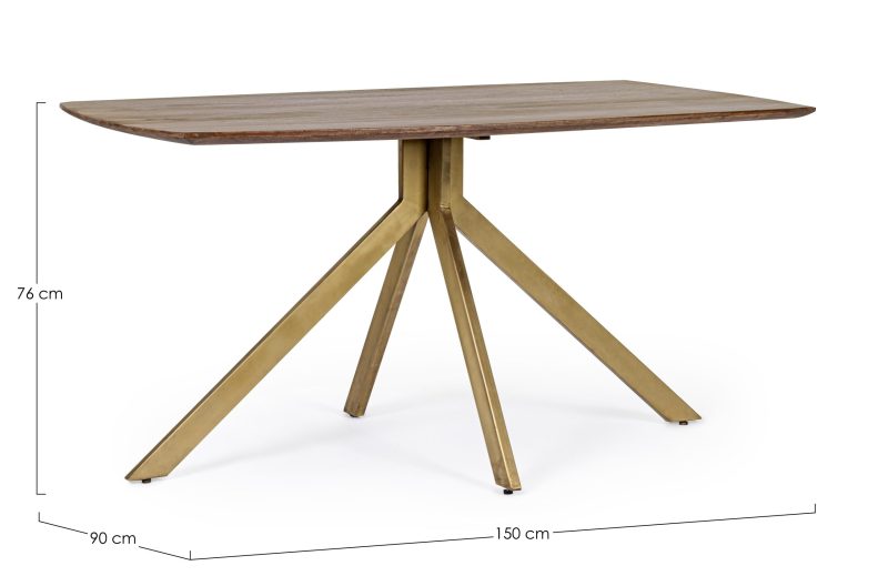Sherman wood dining table by Bizzotto - Image 5