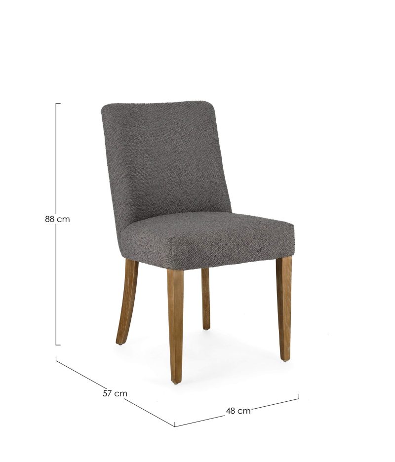 Beatriz boucle dining chair by Bizzotto - Image 10