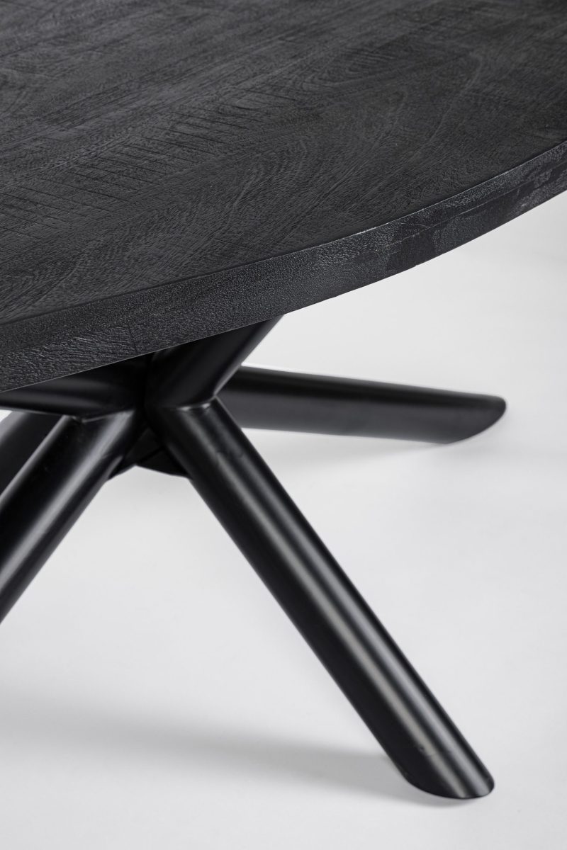 Hastings oval dining table by Bizzotto - Image 5