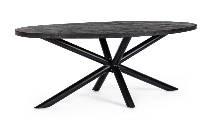 Hastings oval dining table by Bizzotto - Image 2