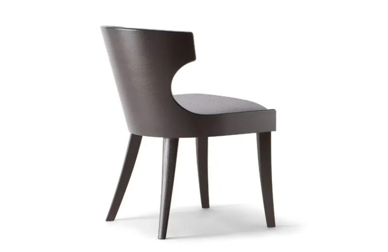 XIE solid wood chair with integrated cushion by Tirolo - Image 2