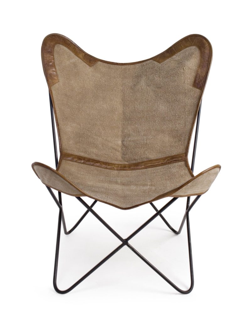 Eaton beige armchair by Bizzotto - Image 2