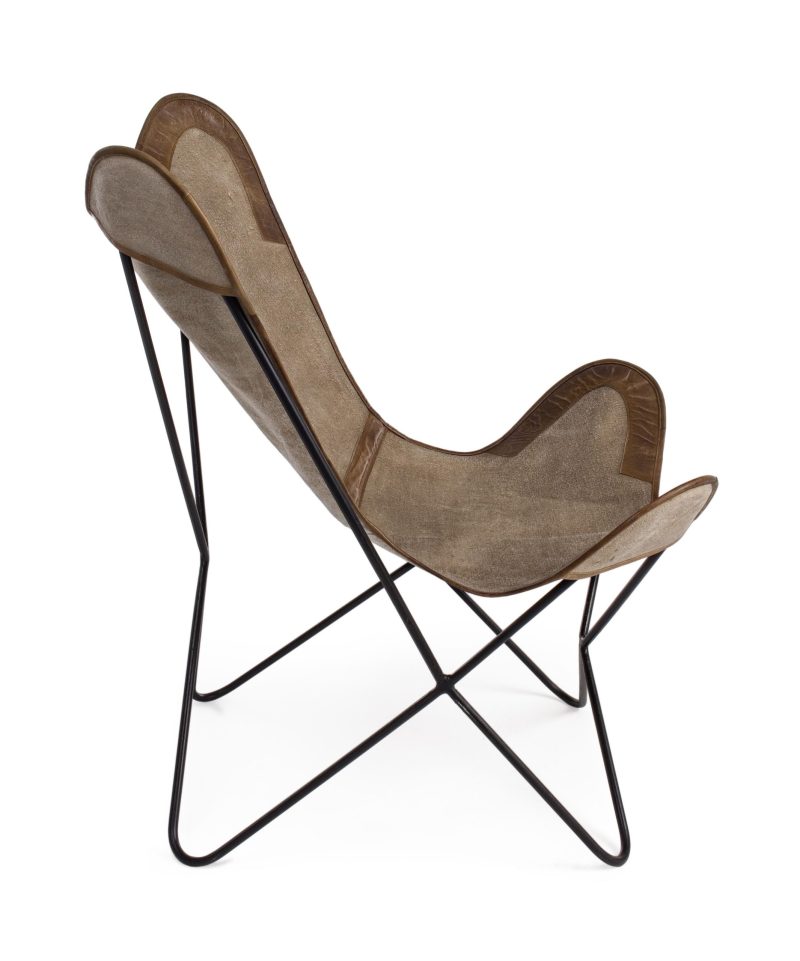 Eaton beige armchair by Bizzotto - Image 3