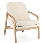 Elaide pure wood armchair by Bizzotto