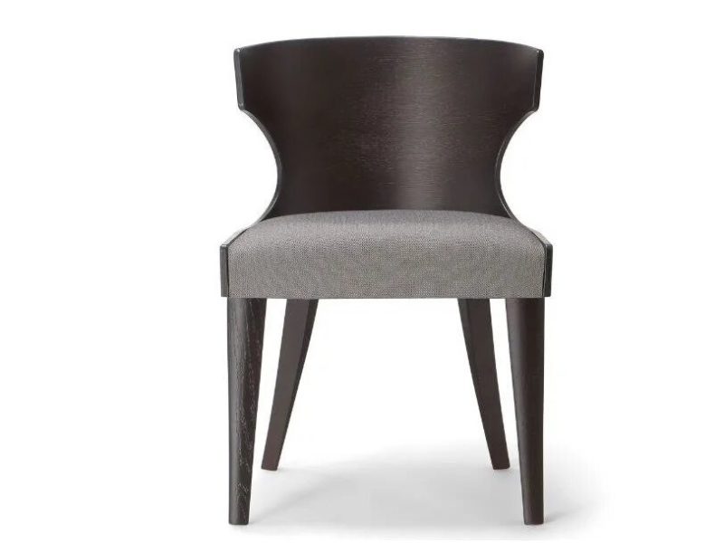 XIE solid wood chair with integrated cushion by Tirolo - Image 3