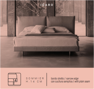 Icaro bed by Bibasalotti