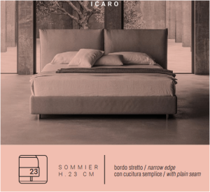 Icaro bed by Bibasalotti