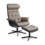 Timeout swiveling the return button stitch armchair by Conform