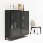 Olimpia glass doors cabinet by Giorgiocasa