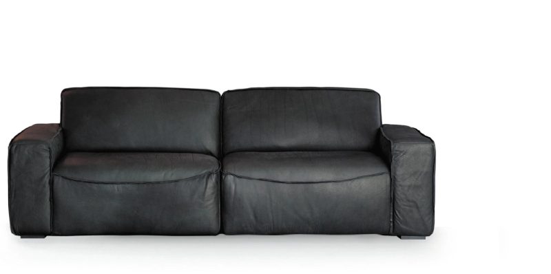 Cambridge leather sofa by Devina Nais