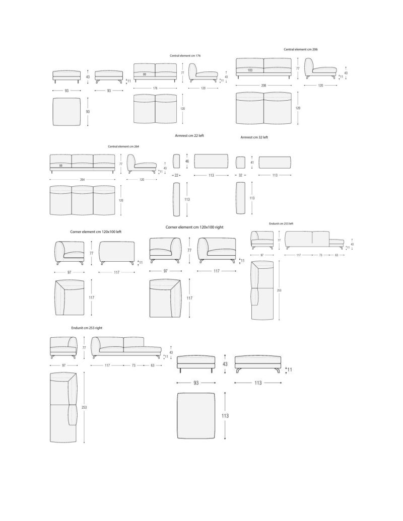 Andy sectional sofa by Flexteam - Image 23