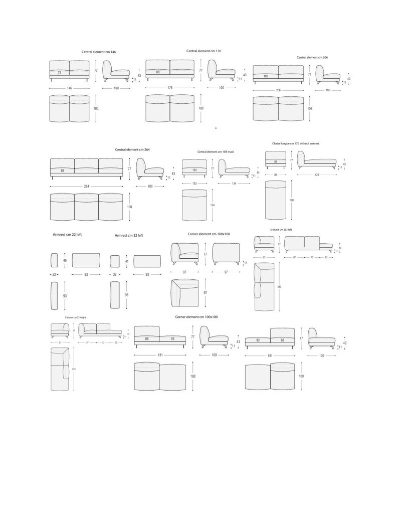 Andy sectional sofa by Flexteam - Image 22