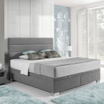 Continental bed with 201 headboard