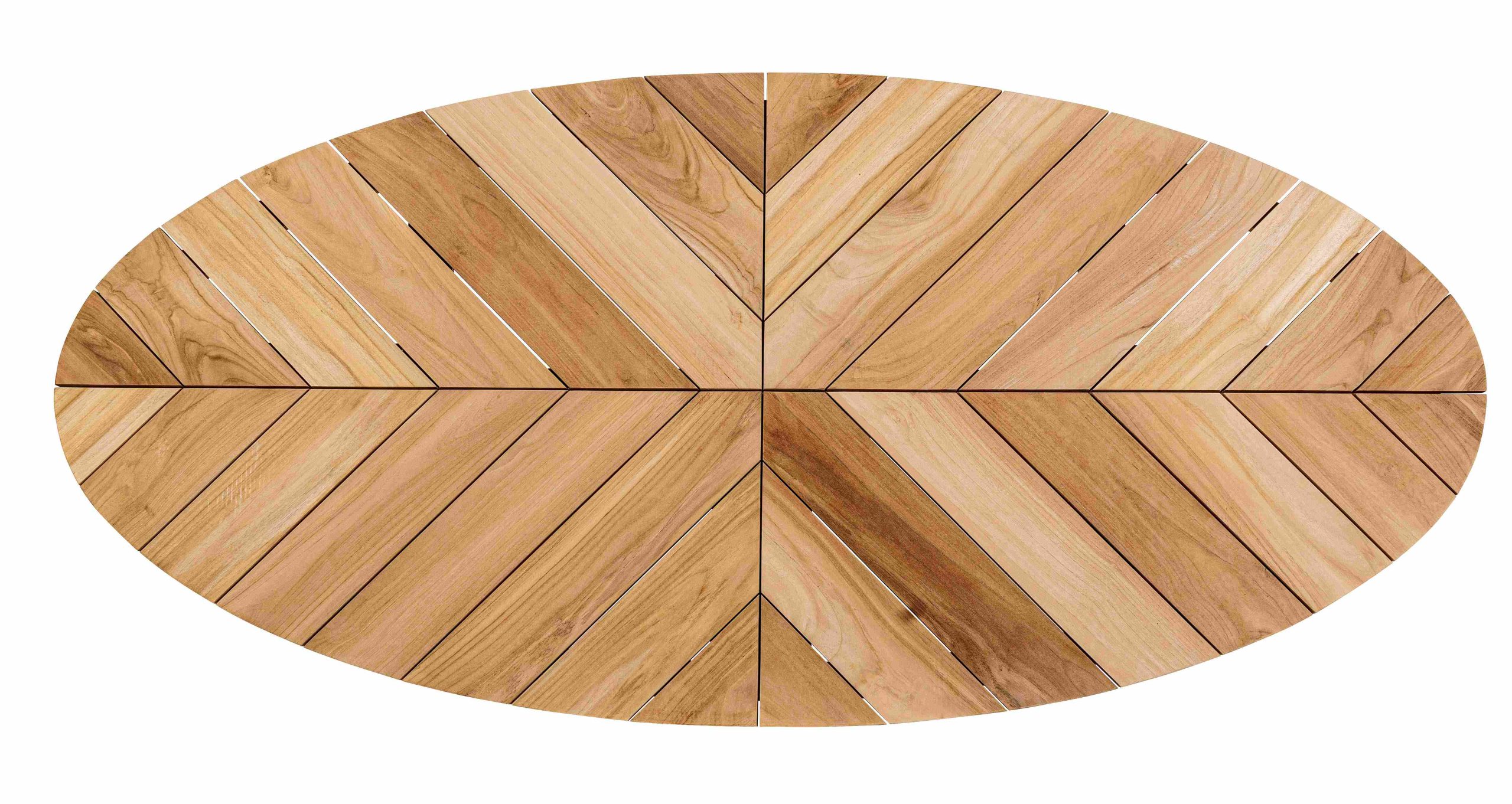 Palmdale oval wooden table by Bizzotto - Image 5