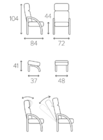 Easy Gliding chair by Conform - Image 14