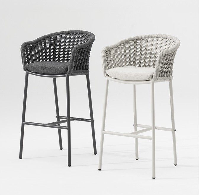 Lecce outdoor barstool by Idol